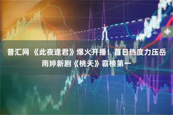 普汇网 《此夜逢君》爆火开播！首日热度力压岳雨婷新剧《桃夭》霸榜第一