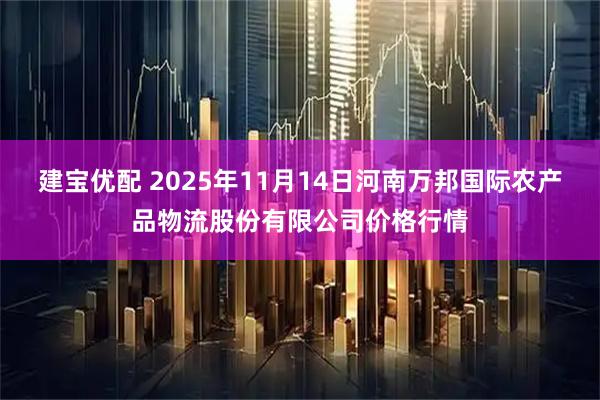 建宝优配 2025年11月14日河南万邦国际农产品物流股份有限公司价格行情
